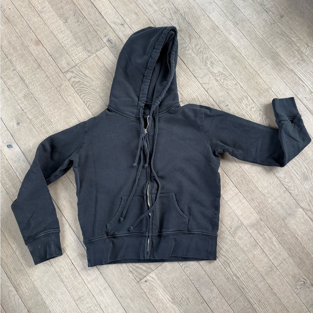 Nili Lotan Black Relaxed Fit Hoodie Sweatshirt
